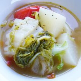 簡単☆白菜と大根のスープ 